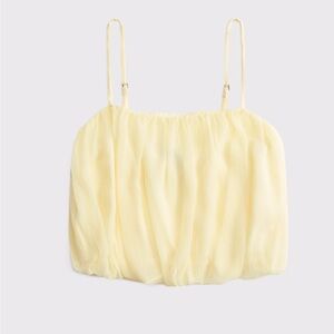 A&F BUBBLE HEM CAMI 💛